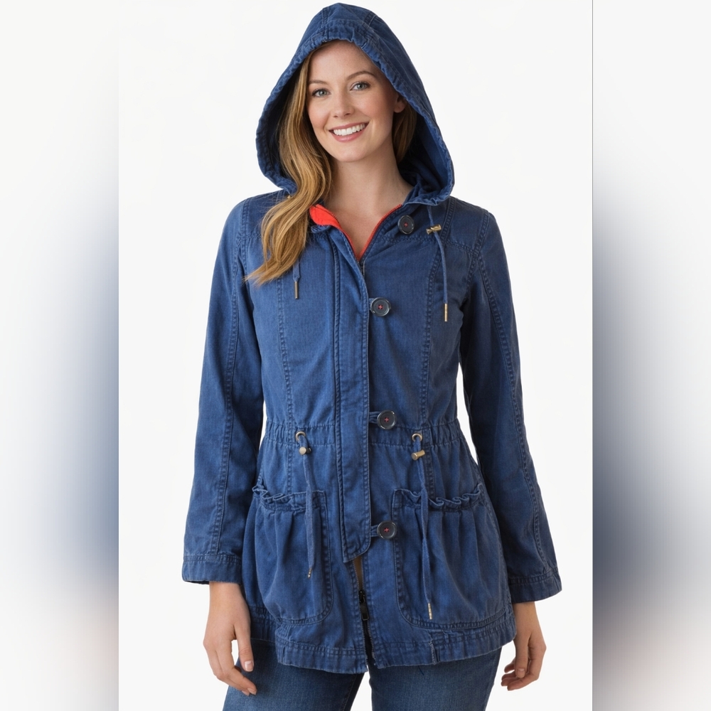 Mossimo Utility Jacket Blue Size Medium